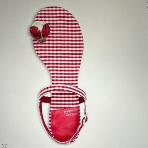 New in Box $165 Jeffrey Campbell Ladybug Beeanca Red Gingham  Shoes sz 8
